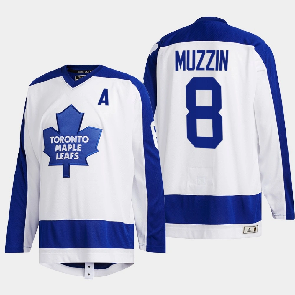 Toronto Maple Leafs Jake Muzzin #8 Team Classics White Jersey Primary Logo