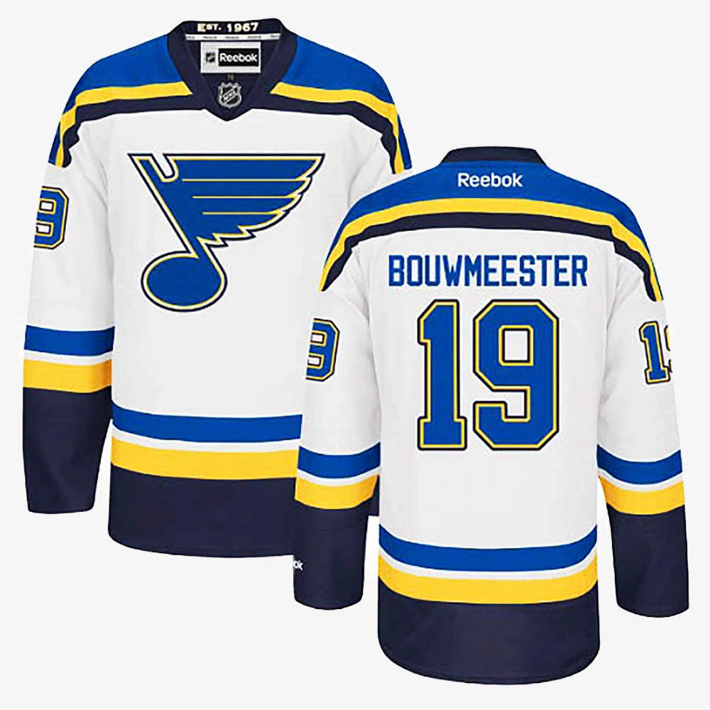Jay Bouwmeester St. Louis Blues White Away Jersey