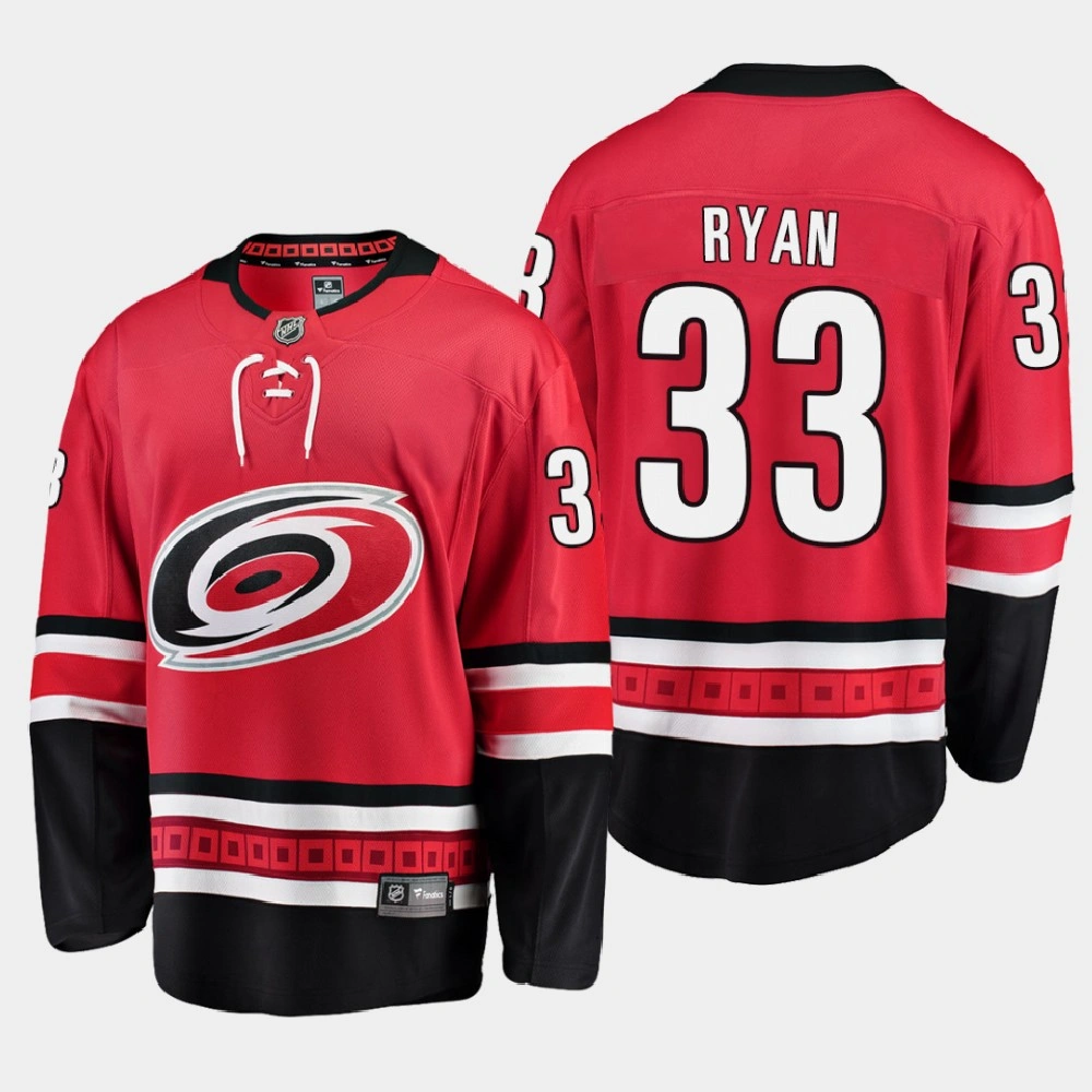 Youth Carolina Hurricanes Joakim Ryan #33 Home Red Jersey