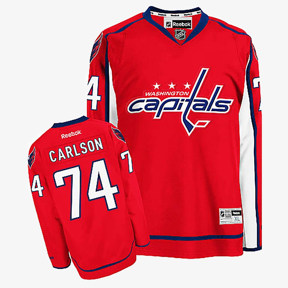 Youth John Carlson Washington Capitals Red Home Jersey
