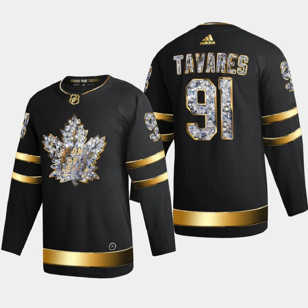 Women's John Tavares Toronto Maple Leafs 2022 Stanley Cup Playoffs Black Diamond Edition Jersey Authentic Women's John Tavares Toronto Maple Leafs 2022 Stanley Cup Playoffs Black Diamond Edition Jersey Authentic