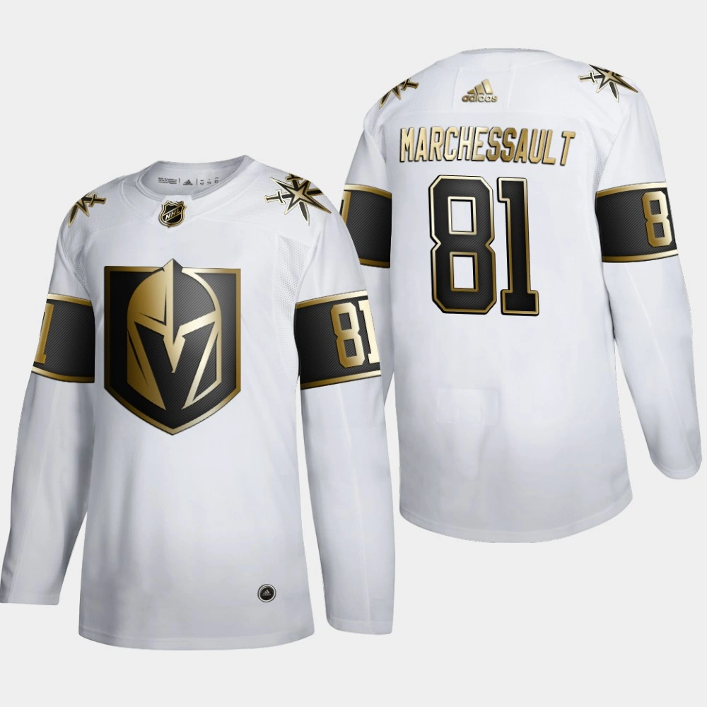 Youth Vegas Golden Knights Jonathan Marchessault #81 NHL Golden Edition White Authentic Jersey Youth Vegas Golden Knights Jonathan Marchessault #81 NHL Golden Edition White Authentic Jersey
