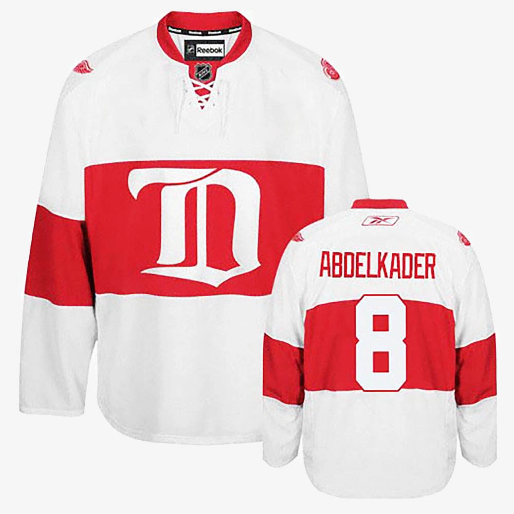 Justin Abdelkader Detroit Red Wings White Alternate Jersey