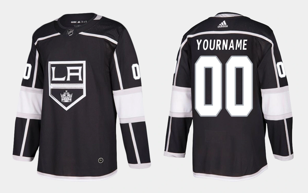 Los Angeles Kings #00 Custom Home Black Jersey Los Angeles Kings #00 Custom Home Black Jersey