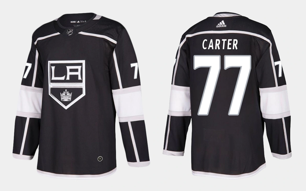 Los Angeles Kings #77 Jeff Carter Home Black Jersey