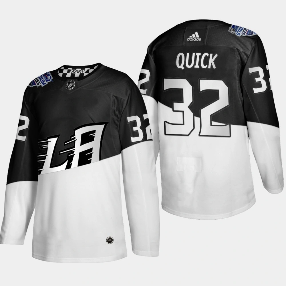 Los Angeles Kings #32 Jonathan Quick 2020 Stadium Series White Black Jersey