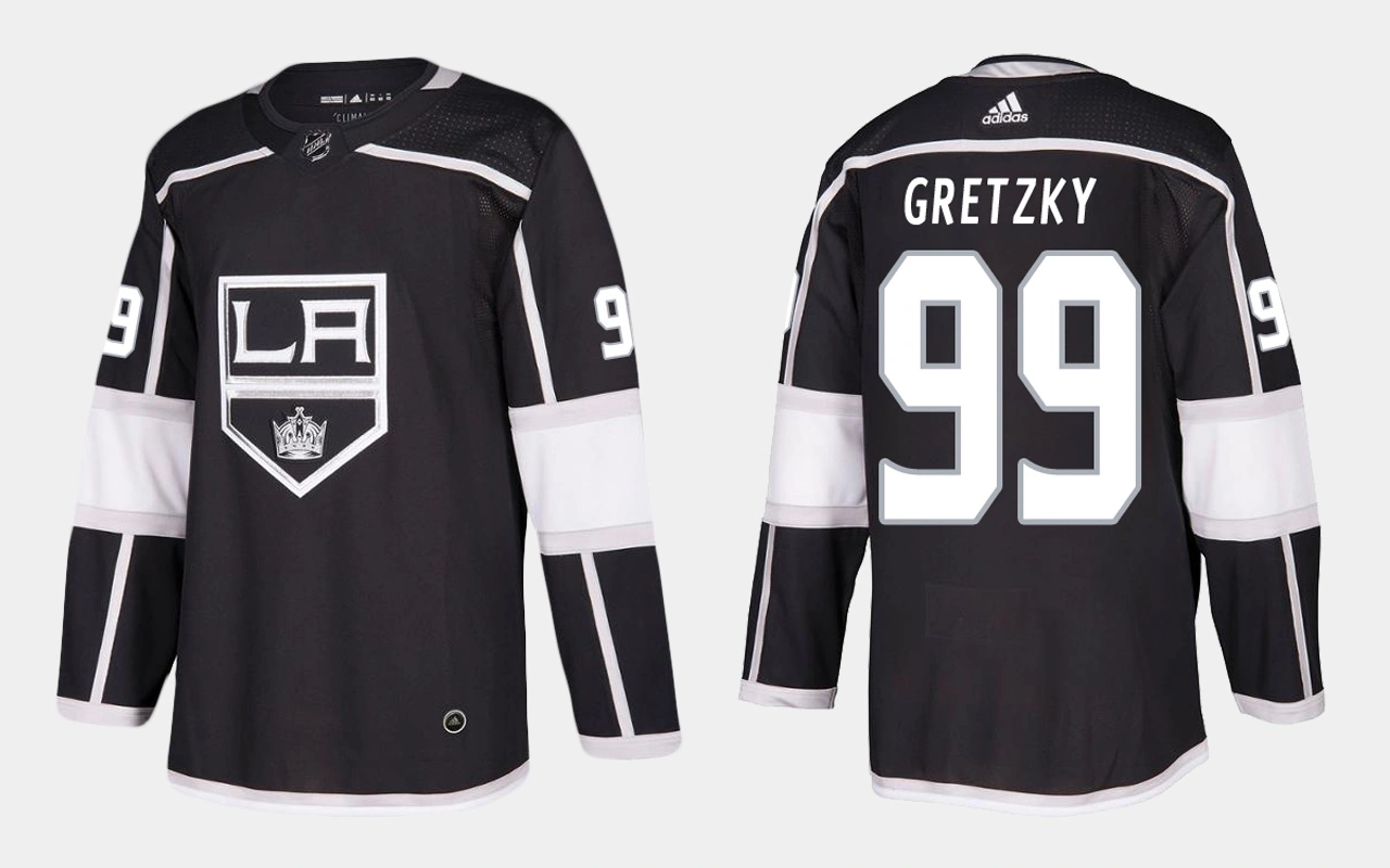 Los Angeles Kings #99 Retired Wayne Gretzky Home Black Jersey Los Angeles Kings #99 Retired Wayne Gretzky Home Black Jersey