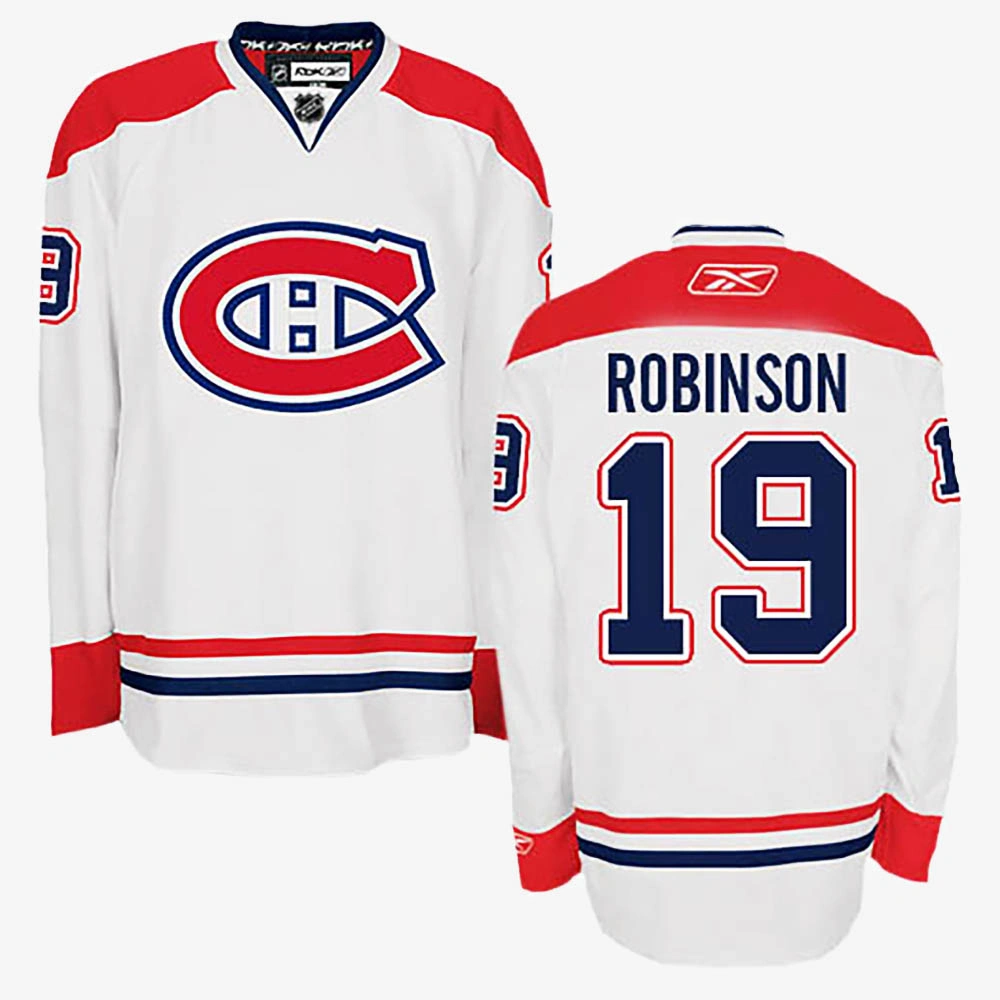 Larry Robinson Montreal Canadiens White Away Jersey