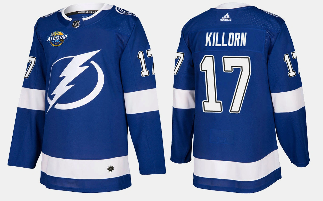 Tampa Bay Lightning #17 Alex Killorn Home Blue Jersey
