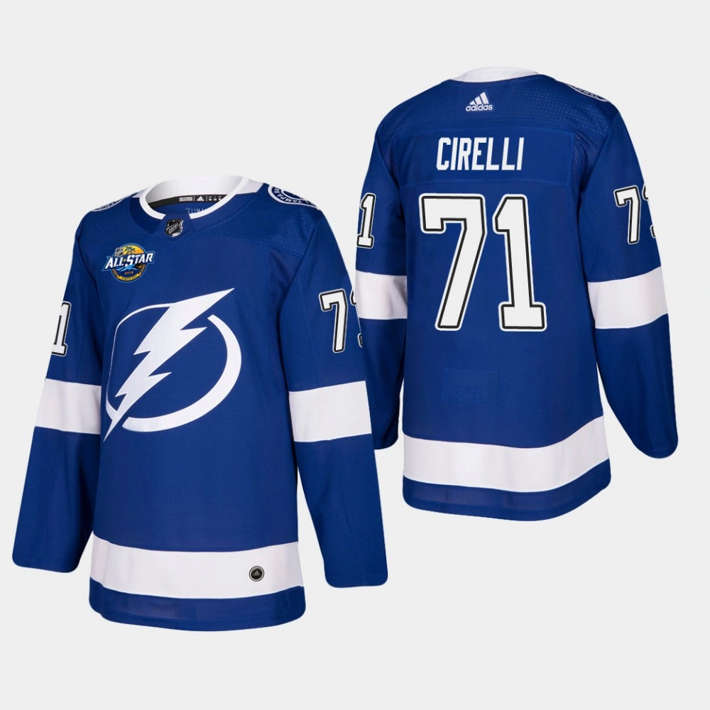 Youth Tampa Bay Lightning #71 Anthony Cirelli Home Blue Jersey Youth Tampa Bay Lightning #71 Anthony Cirelli Home Blue Jersey