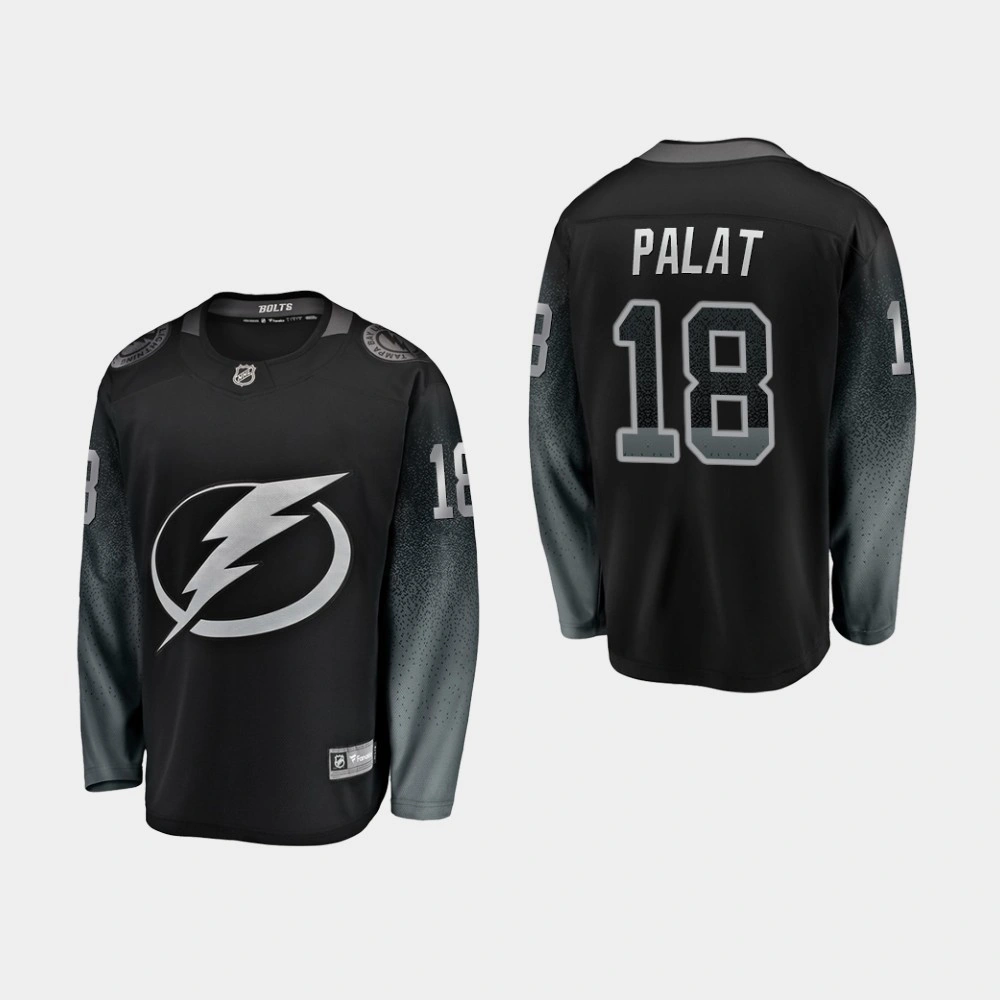 Tampa Bay Lightning Ondrej Palat #18 Alternate Breakaway Player Black Jersey