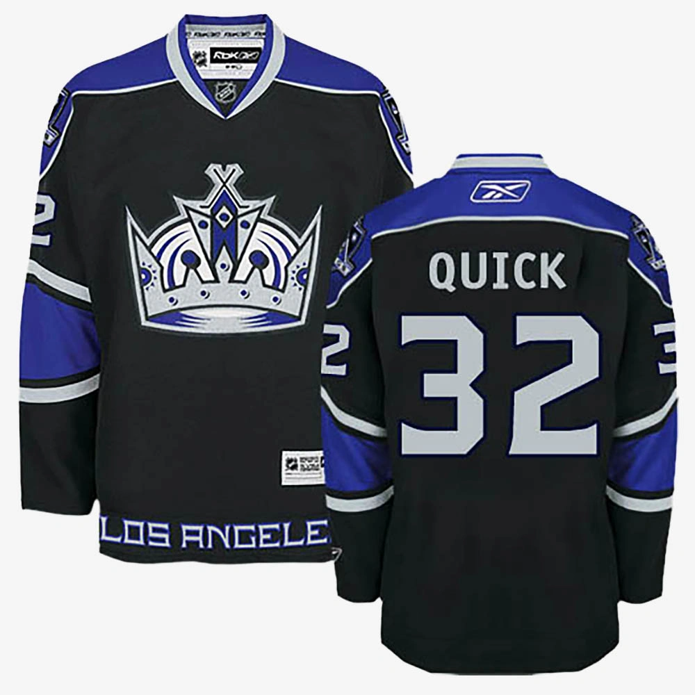 Women's Jonathan Quick Los Angeles Kings Black Alternate Jersey Women's Jonathan Quick Los Angeles Kings Black Alternate Jersey