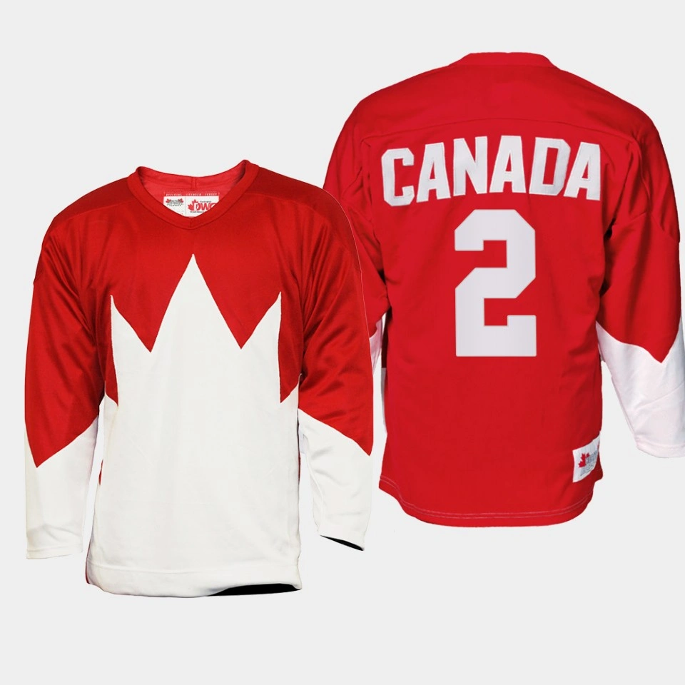 Luke Schenn #2 Canada Hockey Summit Series Replica Red Jersey