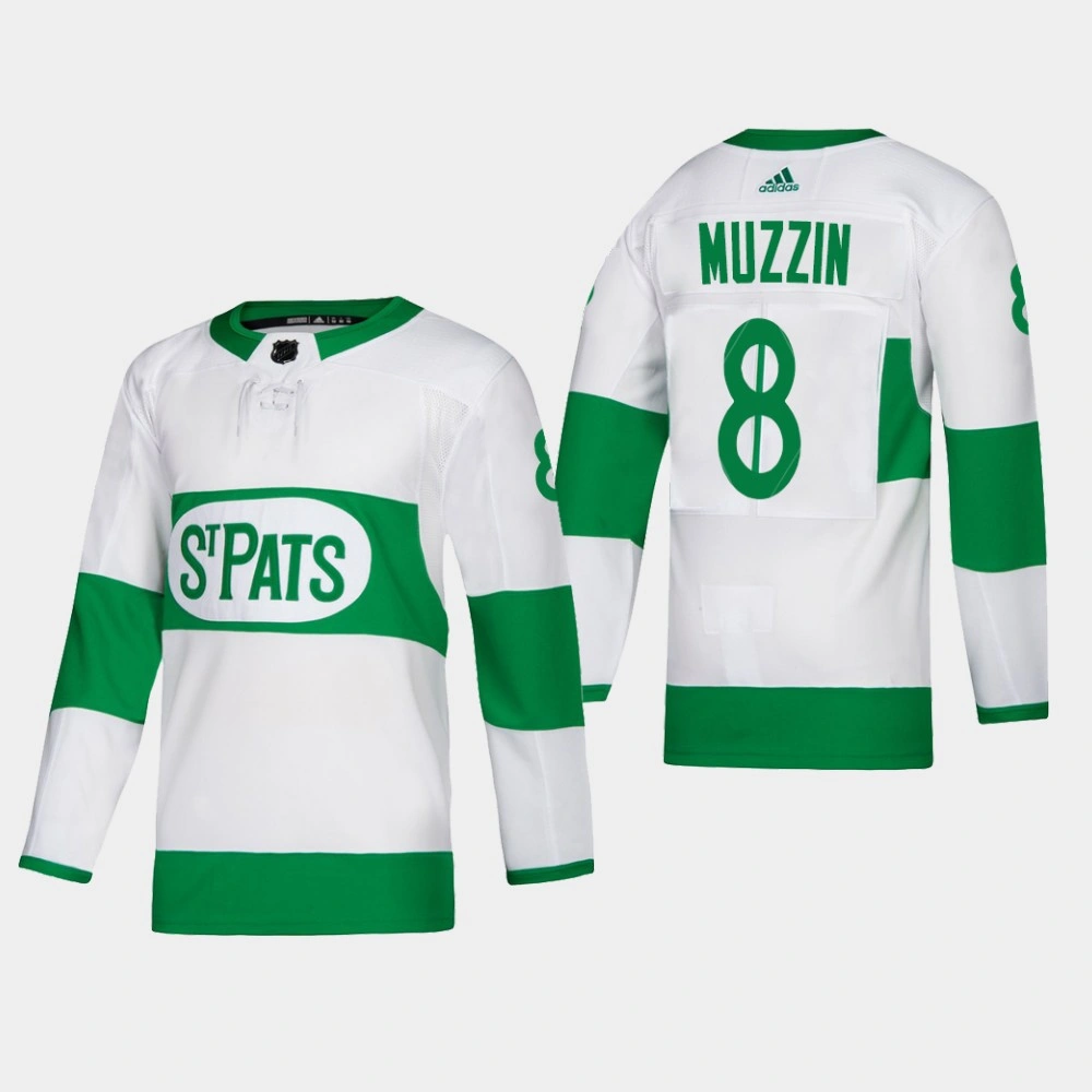 Toronto St. Pats #8 Jake Muzzin Authentic Player White Jersey