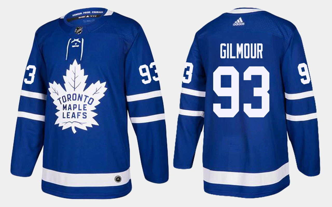 Women's Toronto Maple Leafs #93 Retired Doug Gilmour Home Royal Jersey