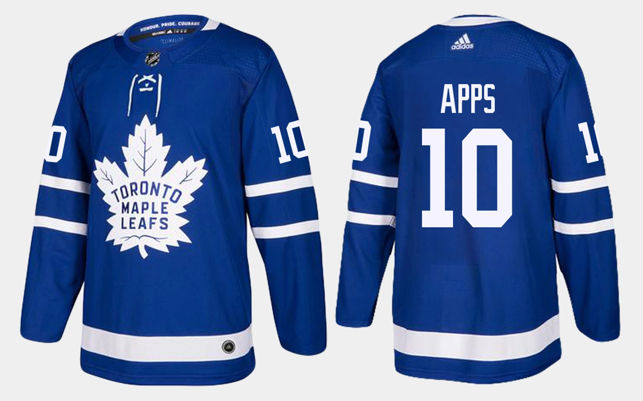 Women's Toronto Maple Leafs #10 Retired Syl Apps Home Royal Jersey