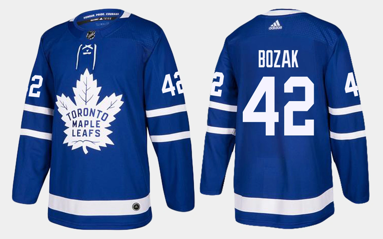 Women's Toronto Maple Leafs #42 Tyler Bozak Home Royal Jersey
