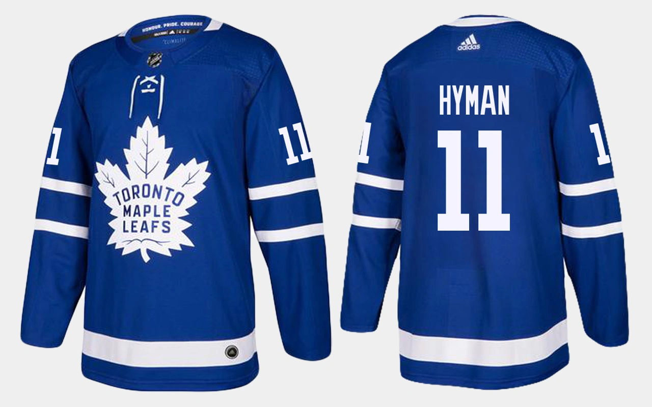 Toronto Maple Leafs #11 Zach Hyman Home Royal Jersey