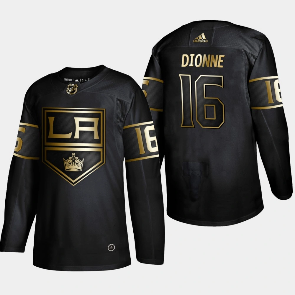 Los Angeles Kings Marcel Dionne #16 2019 NHL Golden Edition Retired Player Jersey - Black