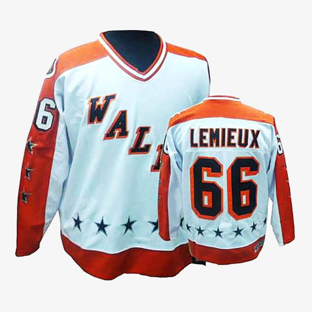 Mario Lemieux Pittsburgh Penguins White Throwback Jersey