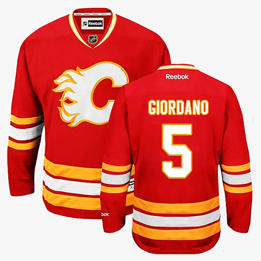 Mark Giordano Calgary Flames Red Alternate Jersey Mark Giordano Calgary Flames Red Alternate Jersey