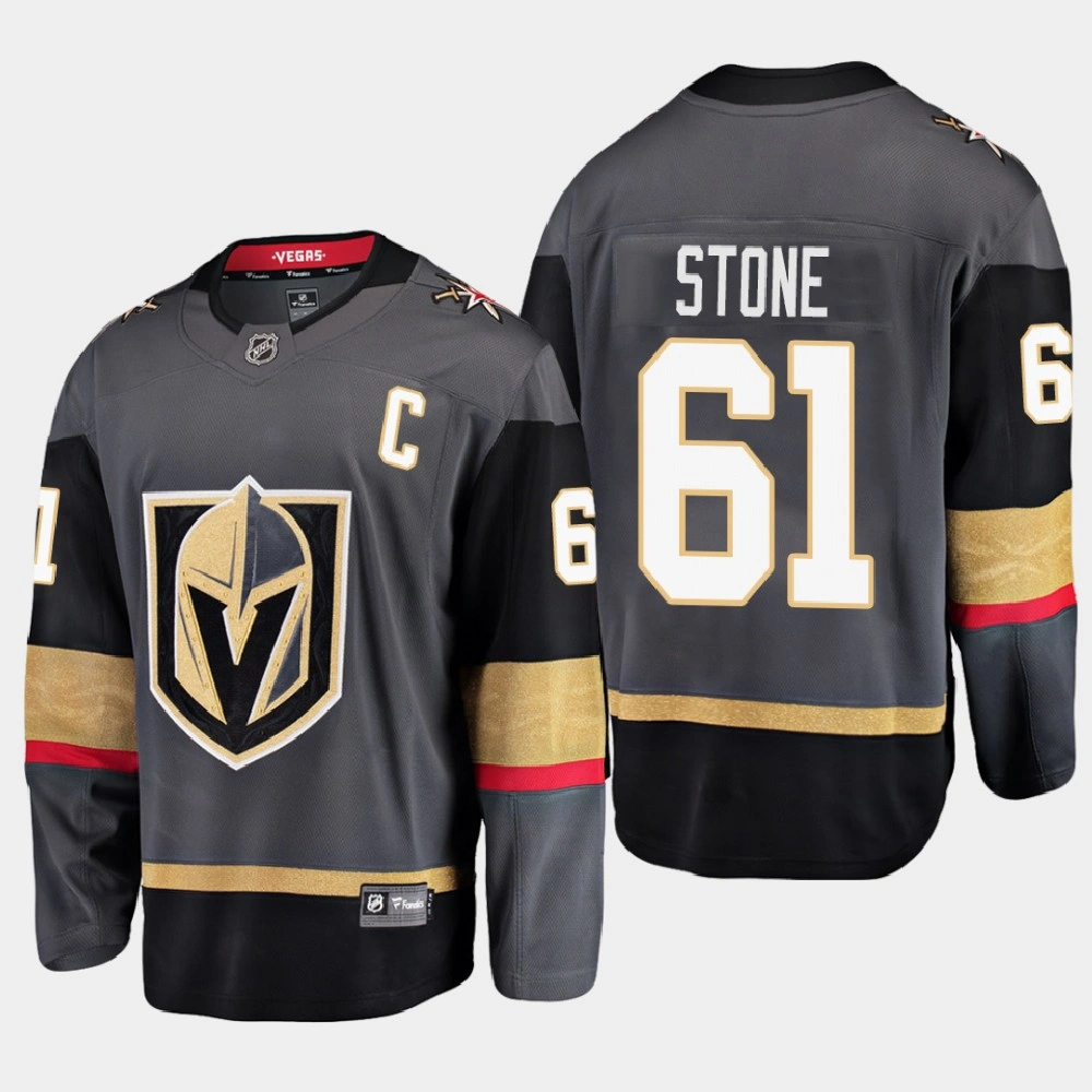 Women's Vegas Golden Knights Mark Stone #61 Home 2021 Captain Black Jersey Women's Vegas Golden Knights Mark Stone #61 Home 2021 Captain Black Jersey