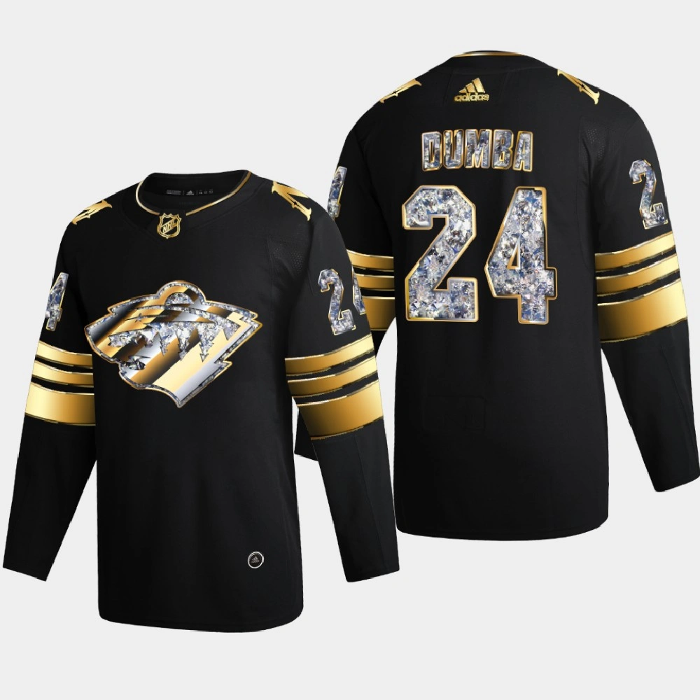 Women's Matt Dumba Minnesota Wild 2022 Stanley Cup Playoffs Black Diamond Edition Jersey Authentic