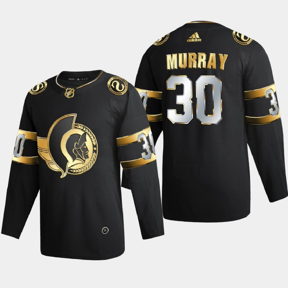 Women's Ottawa Senators Matt Murray #30 2020-21 Authentic Golden Limited Edition Jersey - Black