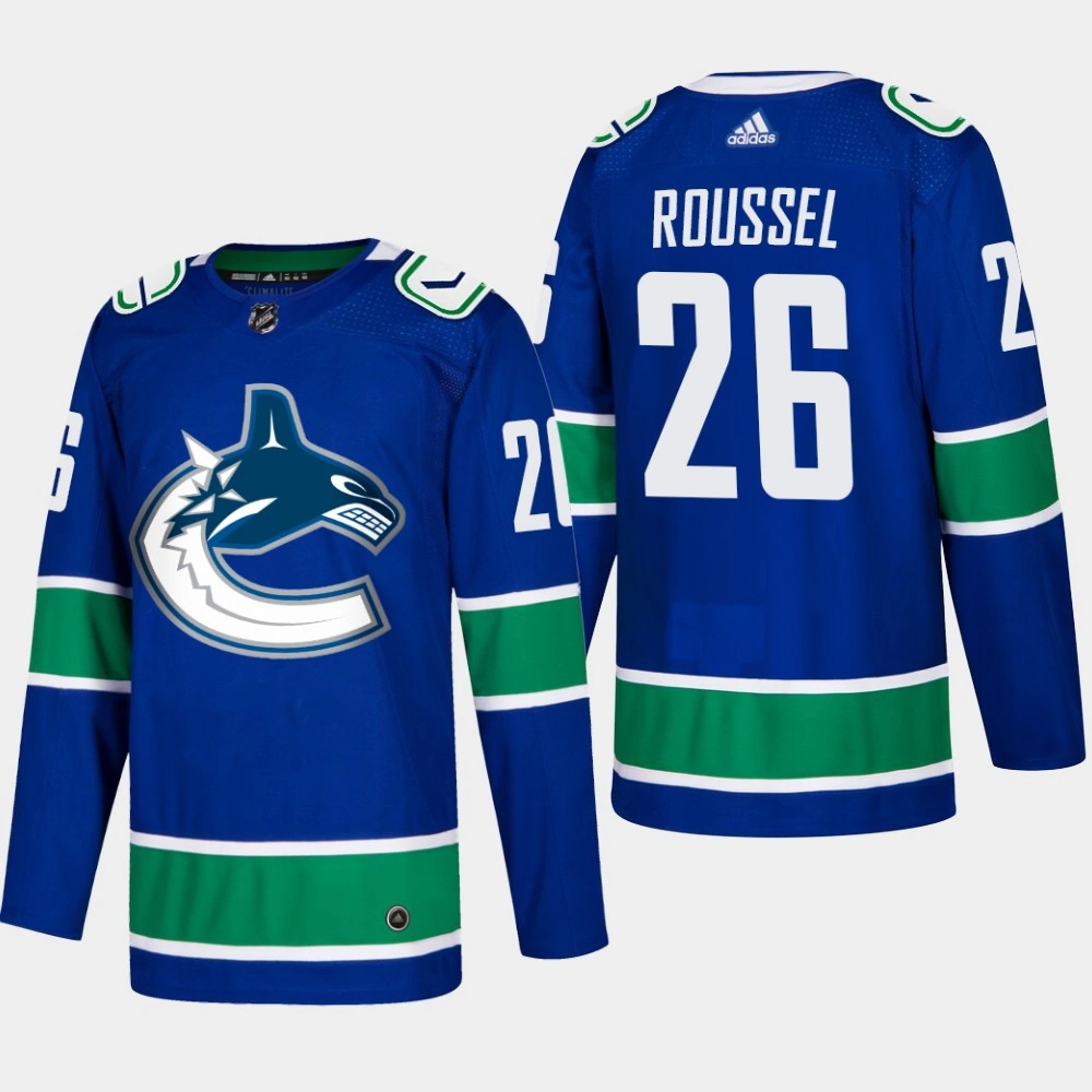 Women's Vancouver Canucks Antoine Roussel #26 Home Blue Authentic Player Jersey Women's Vancouver Canucks Antoine Roussel #26 Home Blue Authentic Player Jersey