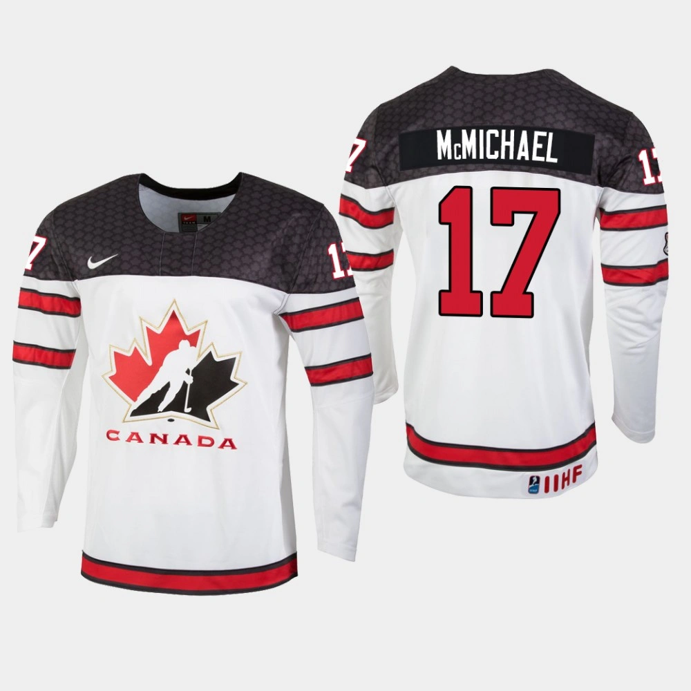 Women's Canada Team Connor McMichael #17 2020 IIHF World Junior Championship White Jersey Women's Canada Team Connor McMichael #17 2020 IIHF World Junior Championship White Jersey