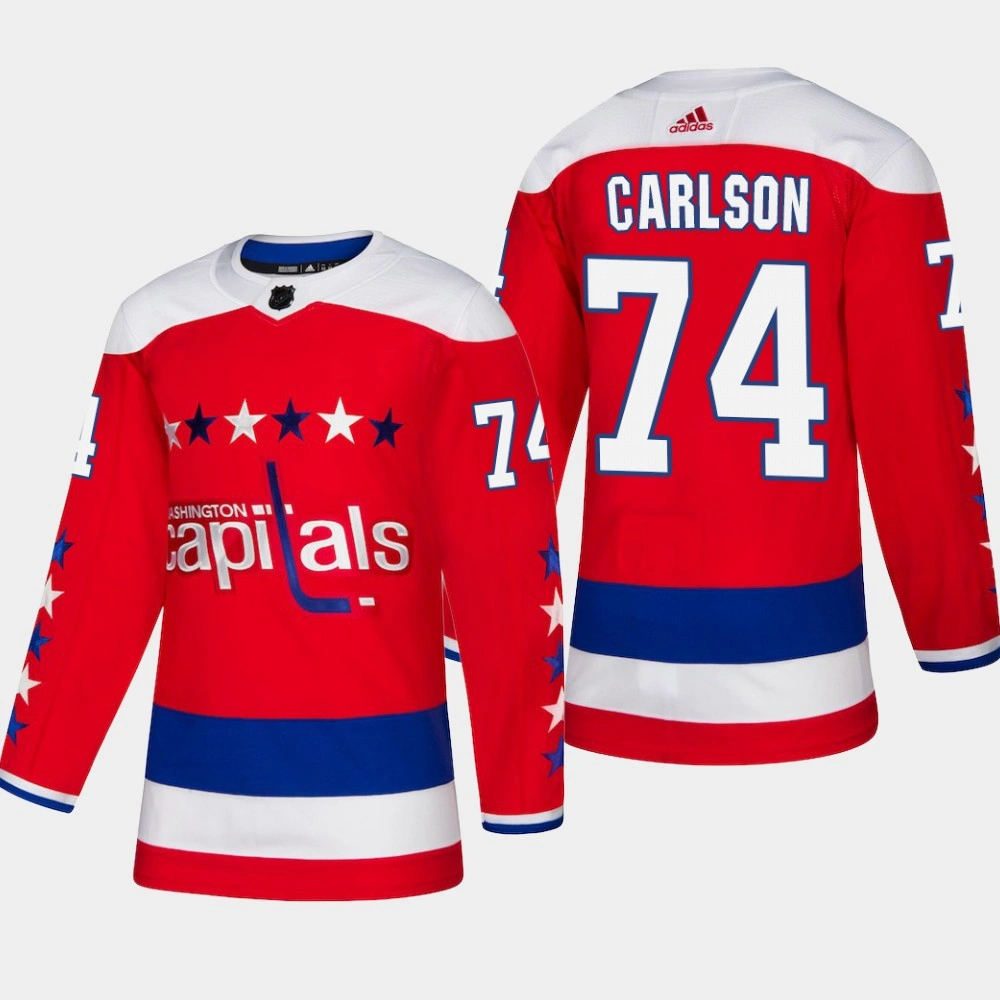 Youth Washington Capitals John Carlson #74 2018-19 Red Adidas Authentic Third Alternate Jersey Youth Washington Capitals John Carlson #74 2018-19 Red Adidas Authentic Third Alternate Jersey