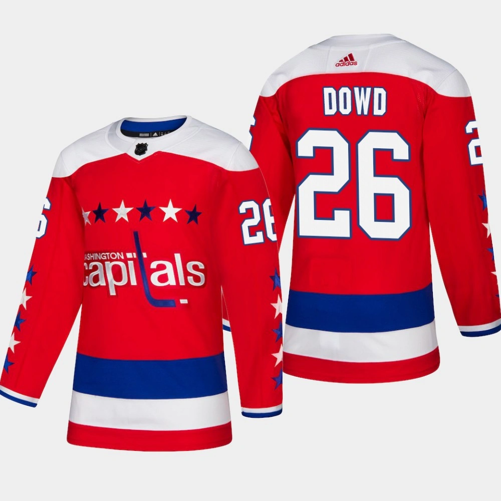 Women's Washington Capitals Nic Dowd #26 2018-19 Red Authentic Third Alternate Jersey