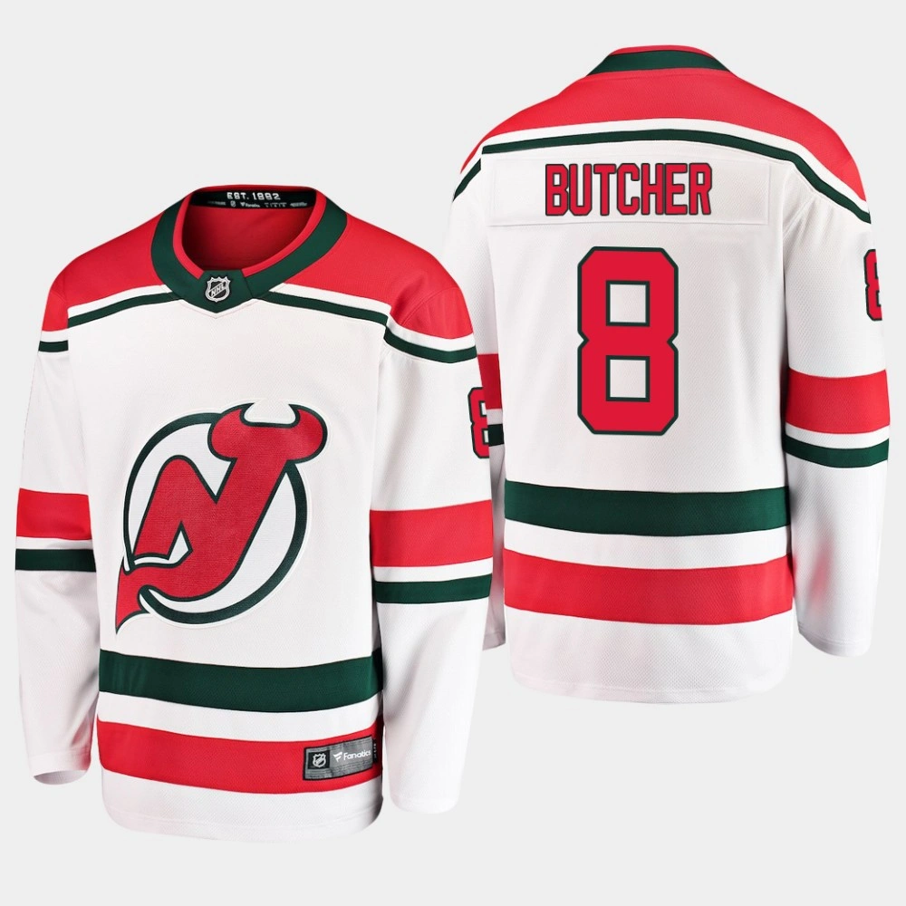 Women's Men's Will Butcher New Jersey Devils 2019 White Breakaway Alternate Player Jersey