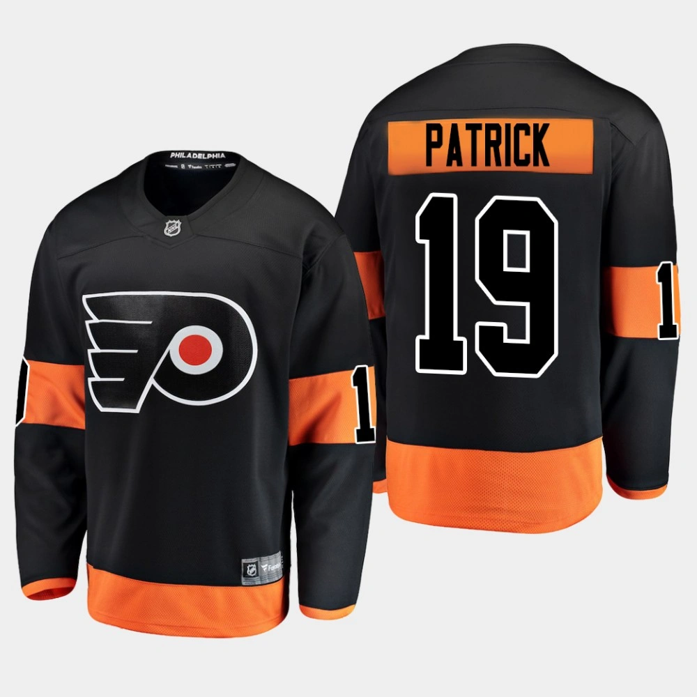 Men's Philadelphia Flyers Nolan Patrick 2019 Black Alternate Breakaway Player Jersey Men's Philadelphia Flyers Nolan Patrick 2019 Black Alternate Breakaway Player Jersey