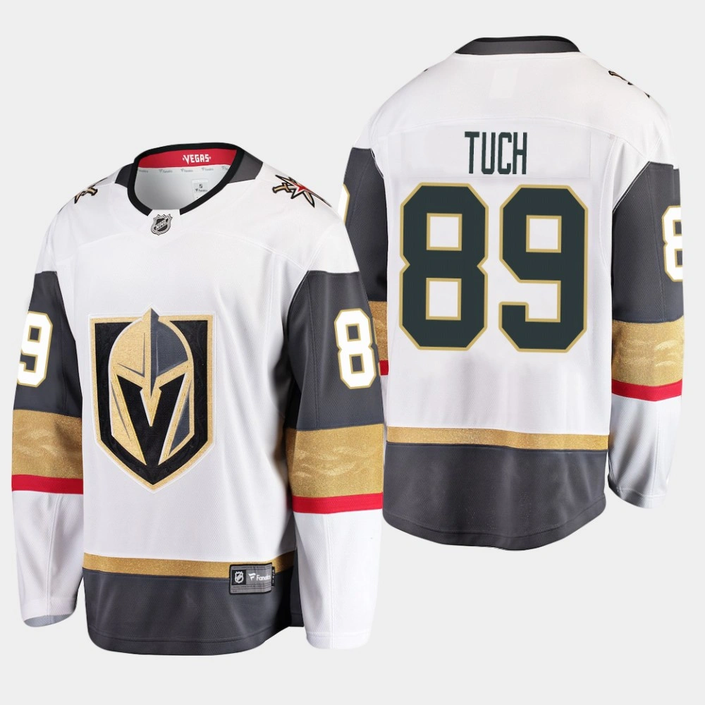 Vegas Golden Knights Alex Tuch Breakaway White Away Jersey