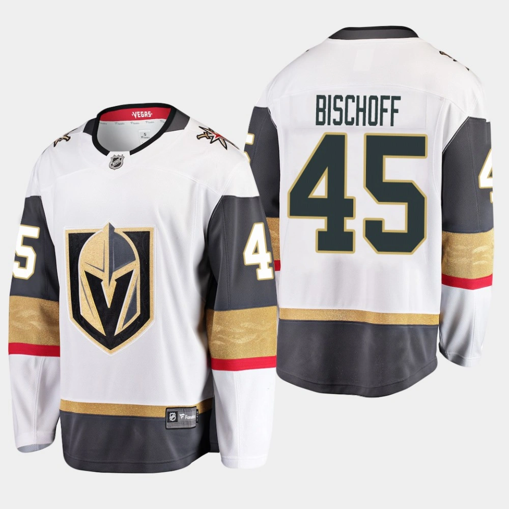 Vegas Golden Knights Jake Bischoff Breakaway Player White Away Jersey