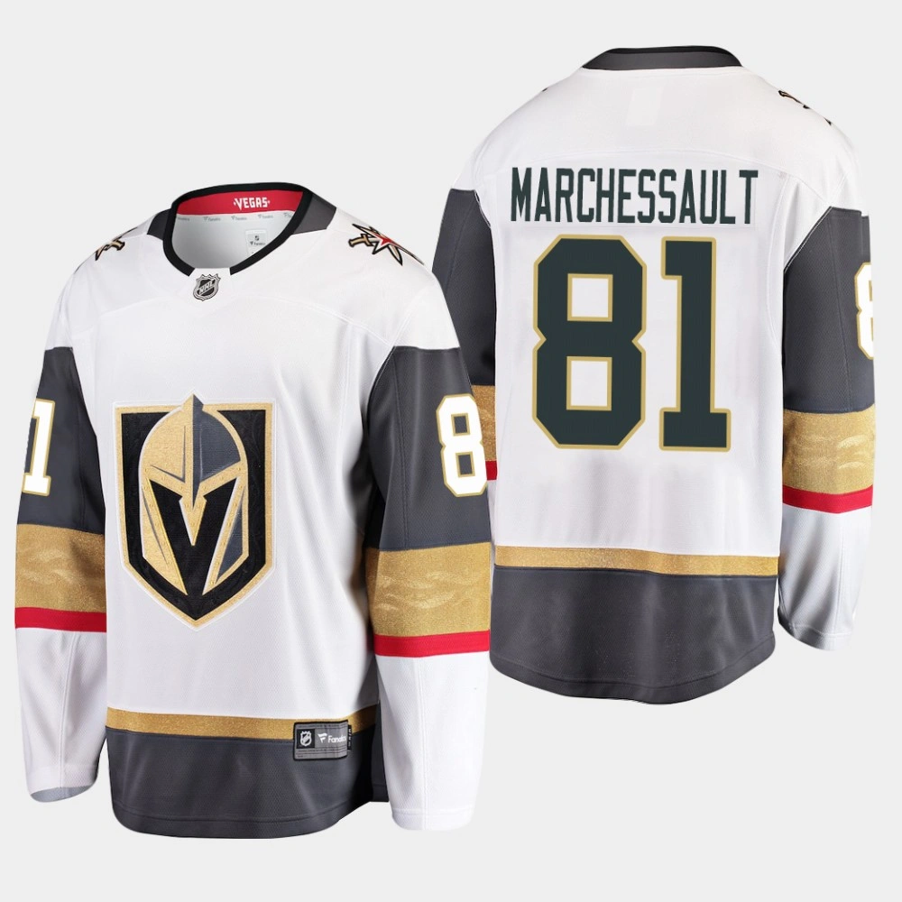 Vegas Golden Knights Jonathan Marchessault Breakaway Player White Away Jersey Vegas Golden Knights Jonathan Marchessault Breakaway Player White Away Jersey