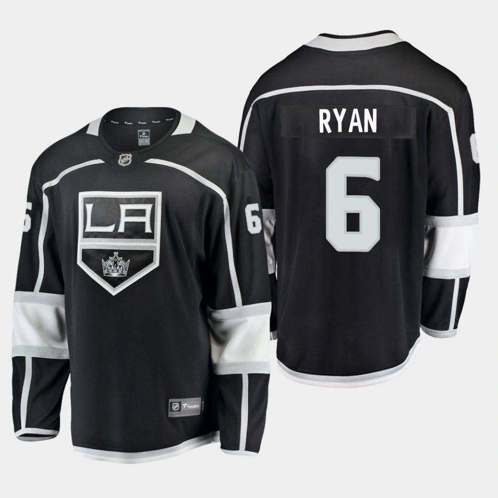 Men's Los Angeles Kings Joakim Ryan #6 Black Home Breakaway Player Jersey