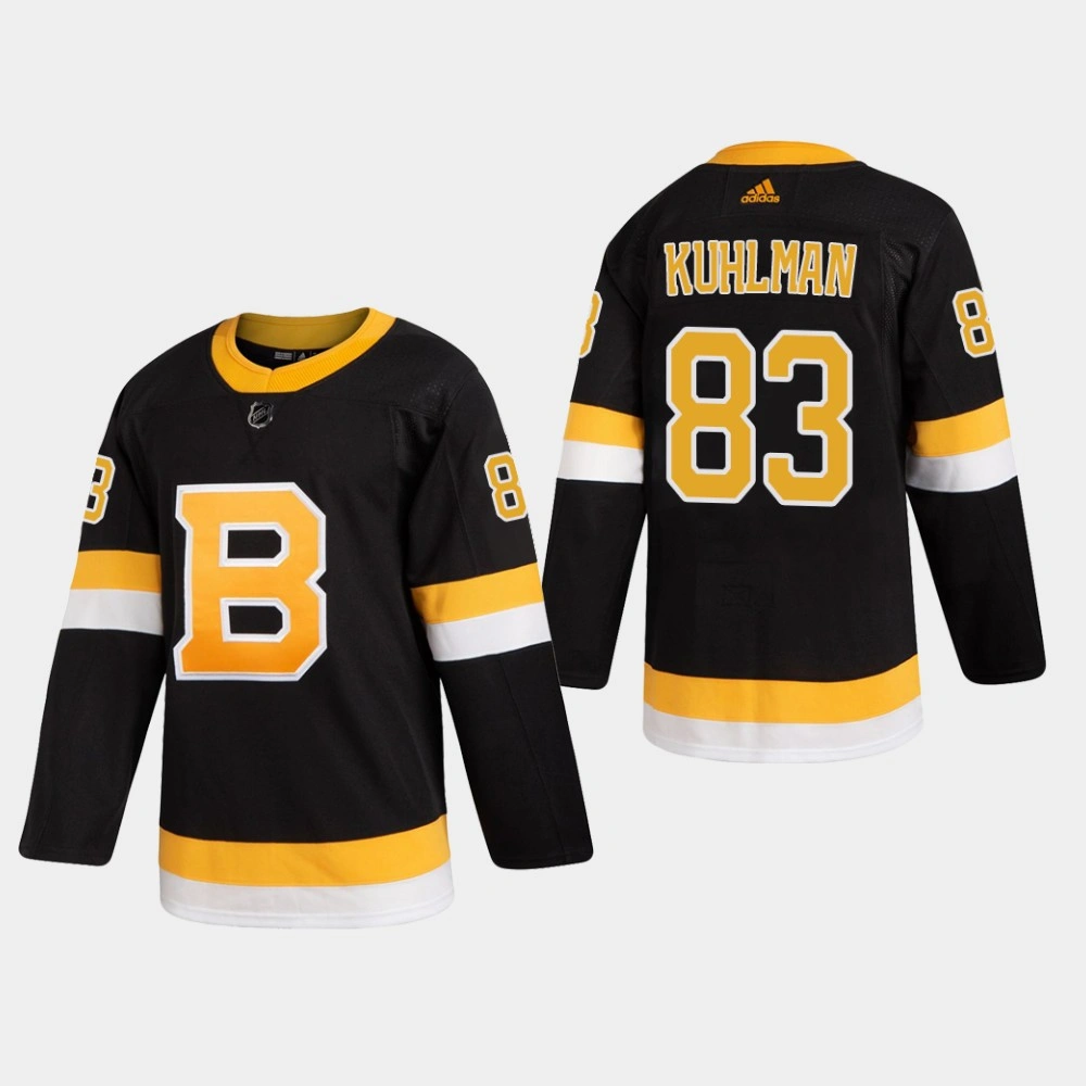 Women's Boston Bruins Karson Kuhlman #83 Alternate Black Authentic Pro Jersey
