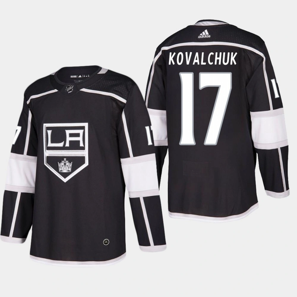 Men's Los Angeles Kings Ilya Kovalchuk #17 Adidas Player Home Jersey Black