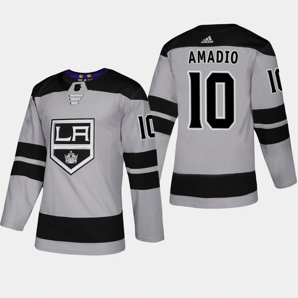 Men's Michael Amadio Los Angeles Kings 2019 Gray Authentic Alternate Player Jersey