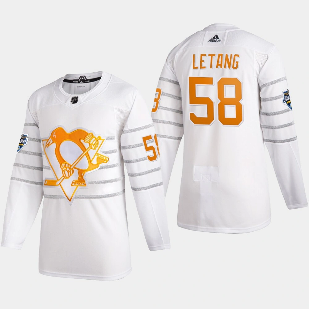 Women's Pittsburgh Penguins Kris Letang #58 2020 NHL All-Star Game White Authentic Jersey