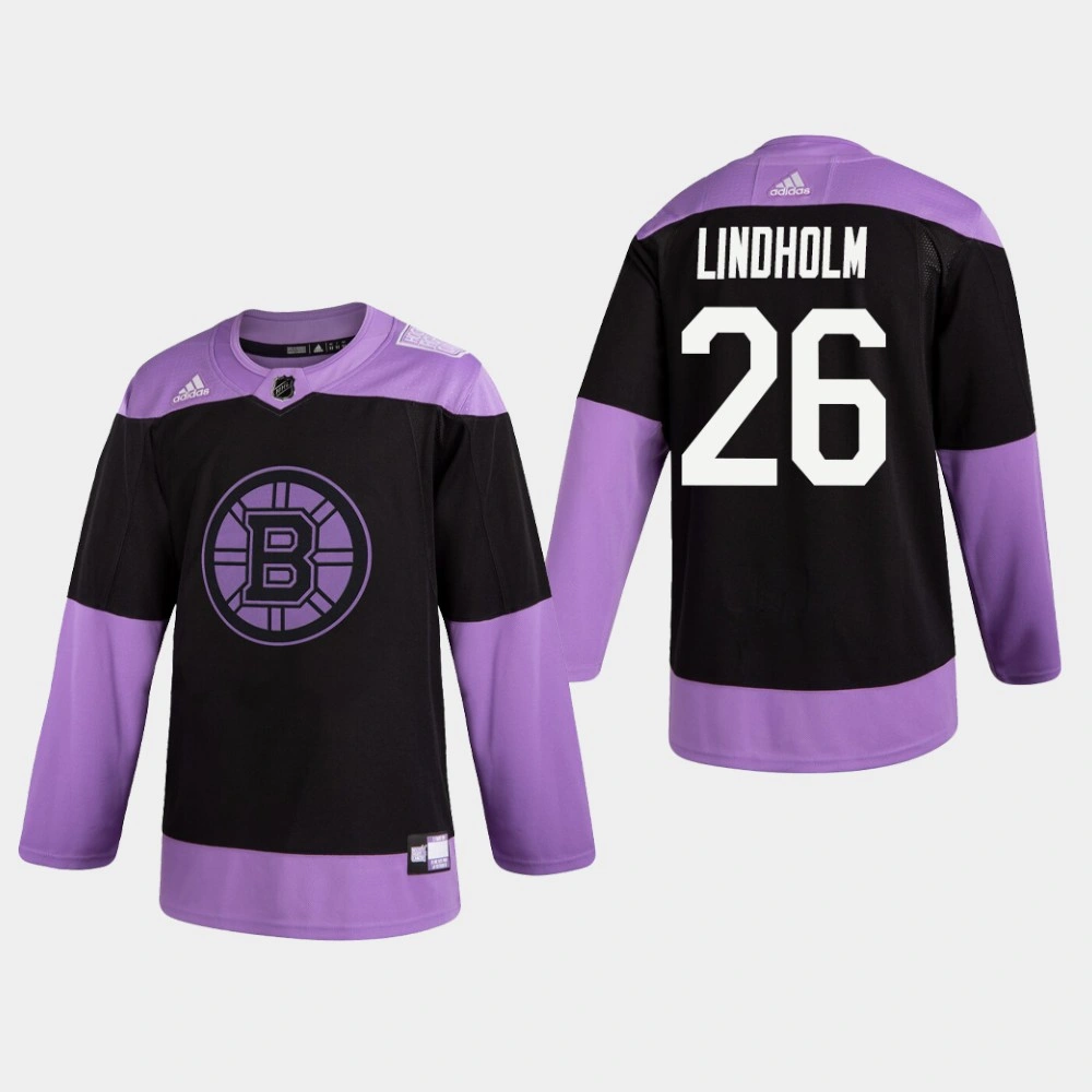 Youth Bruins Par Lindholm #26 Hockey Fights Cancer Practice Black Jersey Youth Bruins Par Lindholm #26 Hockey Fights Cancer Practice Black Jersey