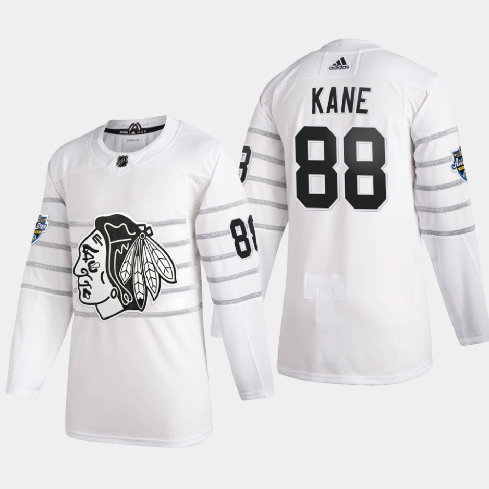 Men's Chicago Blackhawks Patrick Kane #88 2020 NHL All-Star Game White Authentic Jersey