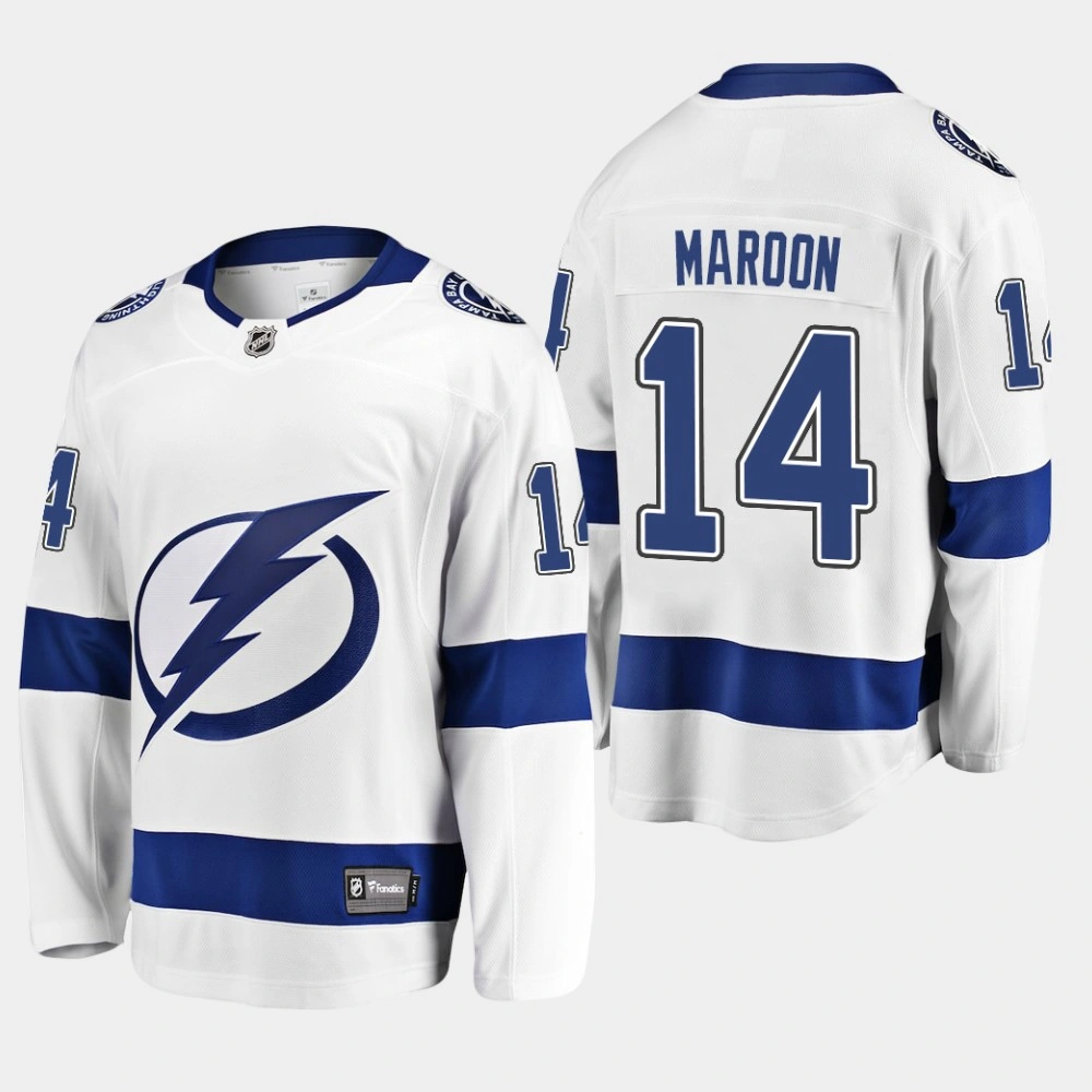 Patrick Maroon Tampa Bay Lightning #14 Away Branded Jersey - White