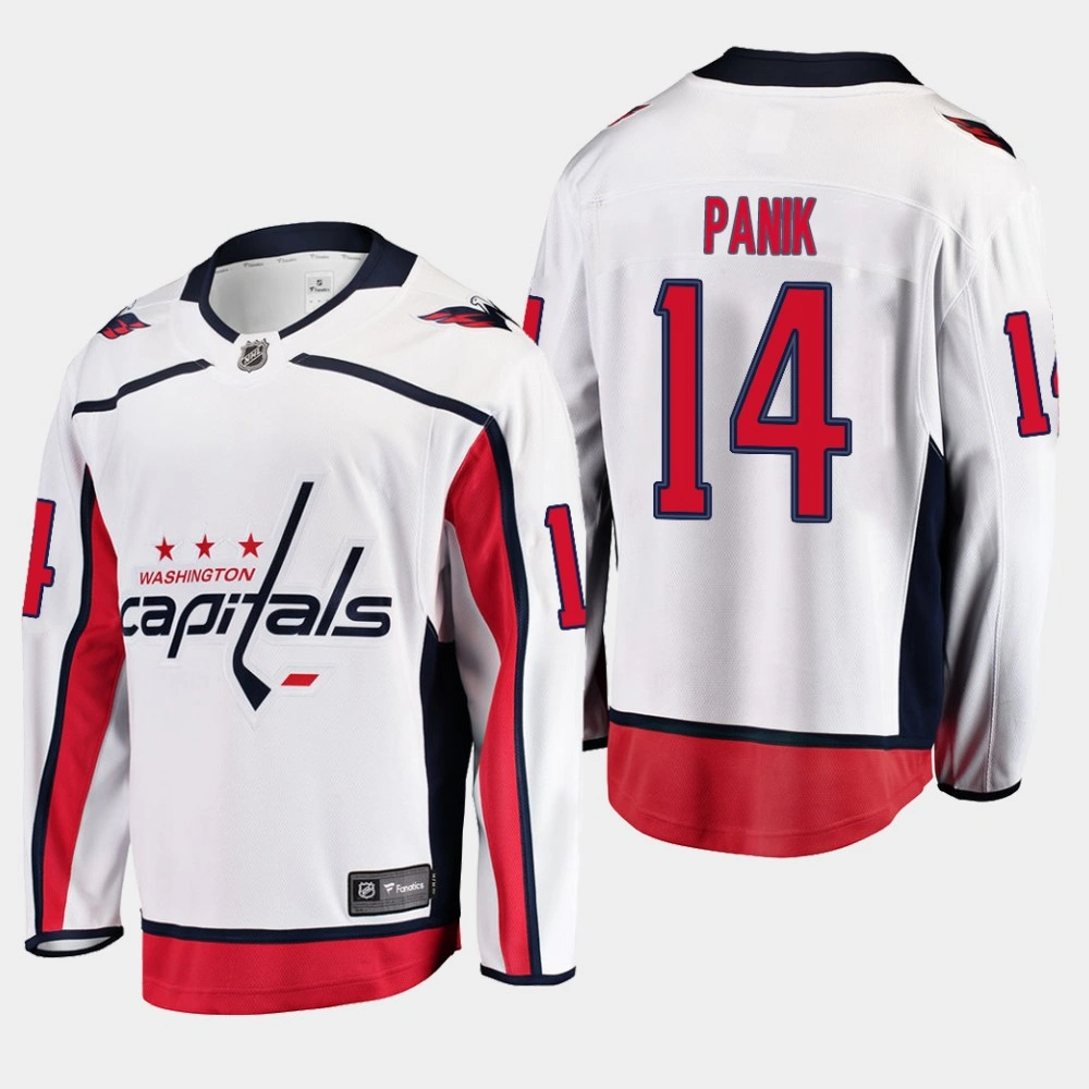 Youth Men's Washington Capitals Richard Panik #14 White Away Breakaway Player Jersey
