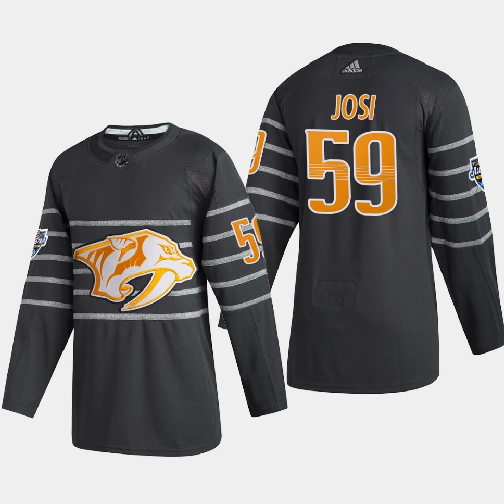 Men's Nashville Predators Roman Josi #59 2020 NHL All-Star Game Black Authentic Jersey