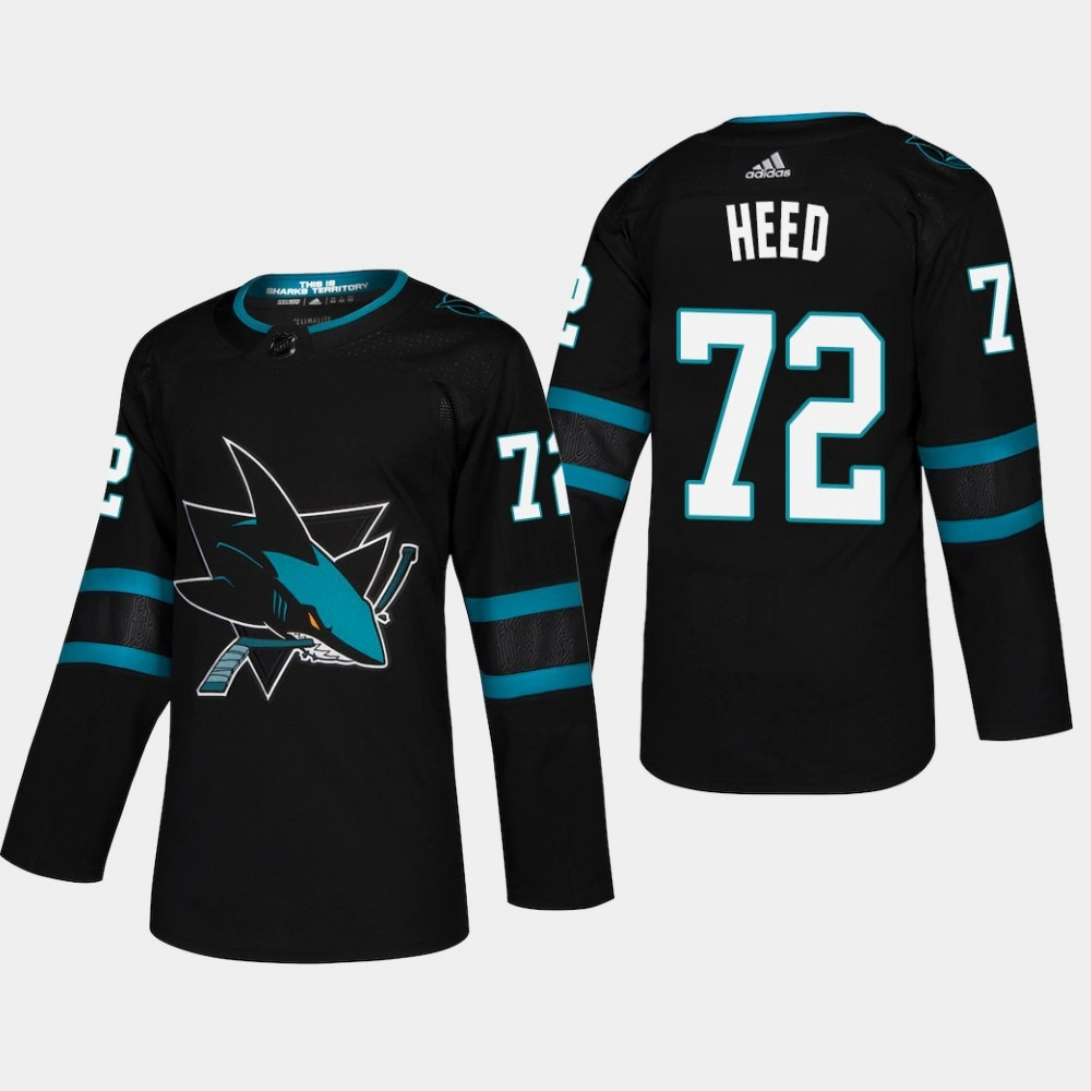 Youth San Jose Sharks Tim Heed #72 2018-19 Black Adizero Authentic Pro Third Alternate Jersey Youth San Jose Sharks Tim Heed #72 2018-19 Black Adizero Authentic Pro Third Alternate Jersey