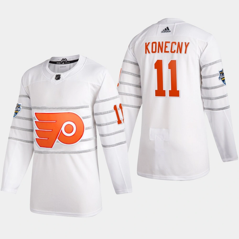 Men's Philadelphia Flyers Travis Konecny #11 2020 NHL All-Star Game White Authentic Jersey