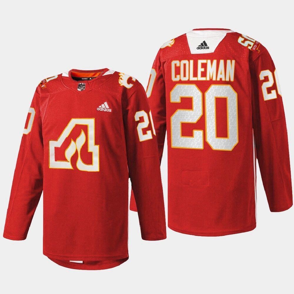 Youth Blake Coleman Calgary Flames 50th Anniversary 2022 Red #20 Jersey Warm-Up Youth Blake Coleman Calgary Flames 50th Anniversary 2022 Red #20 Jersey Warm-Up